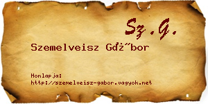 Szemelveisz Gábor névjegykártya